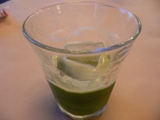 小松菜のグリーンジュース